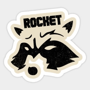 Rocket Raccoon Decal Art Sticker